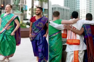 நண்பரின் திருமணத்திற்கு சென்ற இரண்டு மணமகள்கள்! ஒரு நிமிடம் நெட்டிசன்களை உறைய வைத்த காட்சி