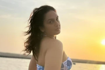 நீச்சல் உடையில் வலிமை பட ஹீரோயின் ஹுமா குரேஷி! அவரா இப்படி?