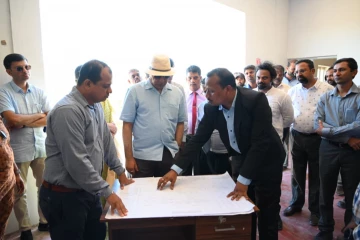 வடக்கில் நடைபெற்று வரும் கலப்பு மின்சக்தித் திட்டத்தை பார்வையிட்ட இந்திய உயர்ஸ்தானிகர்