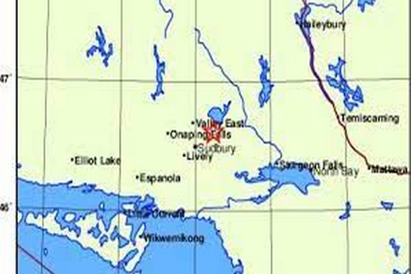 கனடாவின் இந்தப் பகுதியில் சிறு நிலநடுக்கம் | Sudbury Sudbury 2 8 Magnitude Earthquake