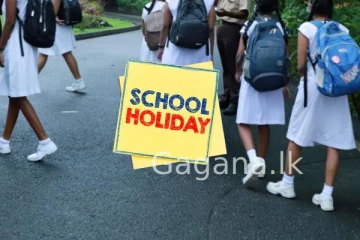 පෙබරවාරියේ පාසල් නිවාඩුවක් ගැන දැනුම්දීමක්.