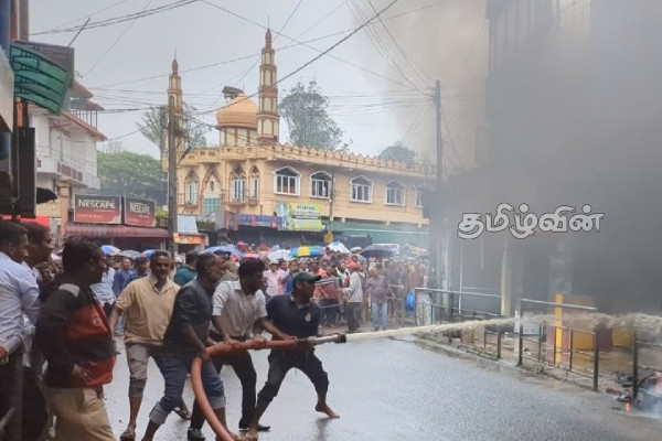 ஹட்டனில் பாரிய தீ விபத்து | Hatton Fire Accident Today