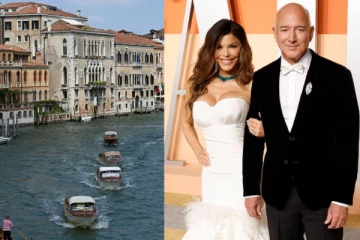 61 வயதில் 468 கோடியில் ஜெஃப் பெசோஸ் பிரம்மாண்ட திருமணம்! மிதவை நகரில் கோலாகலம்