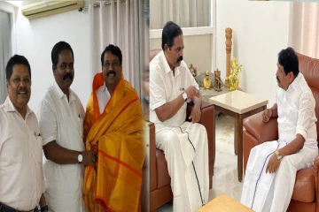 பாரதிய ஜனதா கட்சியின் தமிழ்நாடு மாநில தலைவரை சந்தித்த சிறீதரன் எம்.பி