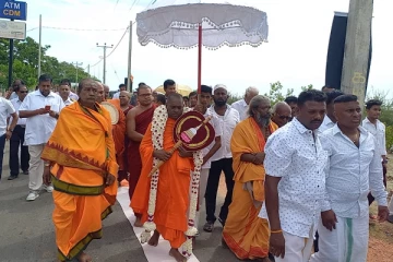 நயினாதீவுக்கு வந்து 50 ஆண்டுகள் நிறைவு - நாகதீப ரஜ மகா விகாரை விகாராதிபதிக்கு கௌரவிப்பு நிகழ்வு (படங்கள்)