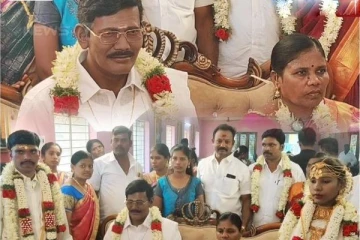 உயிரிழந்த 3 மாதங்கள் கழித்து மகள் திருமணத்தில் பங்கேற்ற தந்தை! மனதை உருக்கும் புகைப்படங்கள்