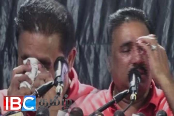 தேர்தல் மேடையில் கண்ணீர் விட்டழுத முன்னாள் அமைச்சர்