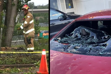 கனேடிய மாகாணம் ஒன்றில் 70 வாகனங்களை நாசம் செய்த ஆலங்கட்டி மழை...