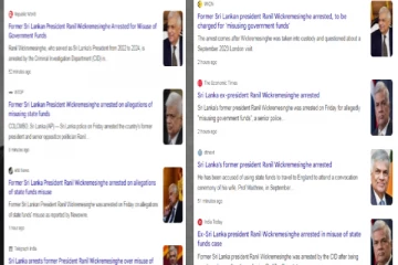 சர்வதேச ஊடகங்களில் முக்கியத்துவம் பிடித்த ரணில்