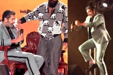 ரசிகர்களுக்காக மேடையில் இருந்து எகிறி குதித்த Jayam Ravi - Emotional Video