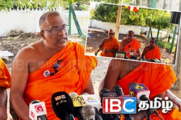 திருகோணமலையில் ஐ.பி.சி தமிழை கடுப்பாக நோக்கிய விகாரை குழாம்!