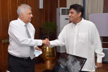 ரணில் : சஜித் அரசியல் திருமணம்..!அடியோடு மறுக்கும் எம்.பி