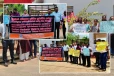 வவுனியாவில் வீதிக்கிறங்கிய பல்கலைக்கழக ஆசிரியர்கள்...! முன்னெடுக்கப்பட்ட போராட்டம்
