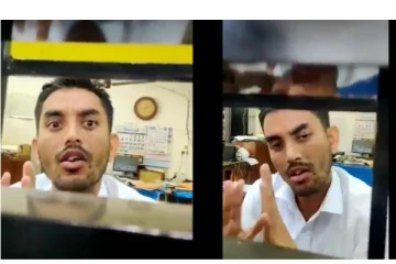 டிக்கெட் எடுக்க வந்த பயணிகளிடம் இந்தியில் தரக்குறைவாக பேசிய வடமாநில ஊழியர்... - வைரலாகும் வீடியோ...!