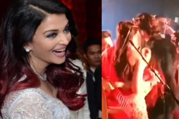 பார்ட்டி போதையில் கட்டிபிடித்து ஆட்டம் போட்ட ஐஸ்வர்யாராய் : முகம் சுளிக்கும் ரசிகர்கள்