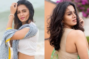 அழகில் ஹீரோயின்களுக்கு டஃப் கொடுக்கும் vj அஞ்சனா.. மயங்கும் இளசுகள்