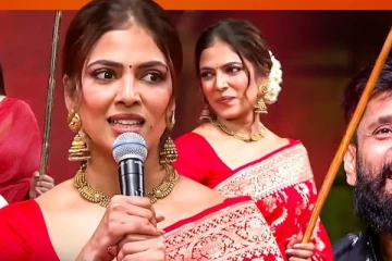 சிலம்பம் சொல்லிக்கொடுத்த மாளவிகா மோகனன்.. தங்கலான் விழா வீடியோ