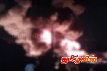 கண்டி பல்லேகல தீப்பெட்டி தொழிற்சாலையில் பாரிய தீ விபத்து
