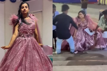 சிவாங்கி படும் கஷ்டம்.. ஹீரோயின் போல ட்ரெஸ் அணிந்து வந்ததால் இப்படியா!  வைரலாகும் வீடியோ