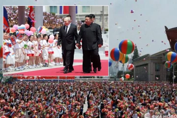 பல தசாப்தங்களின் பின் முதன்முறையாக வடகொரியாவில் கால்பதித்த புடின்: வழங்கப்பட்ட இராஜ மரியாதை