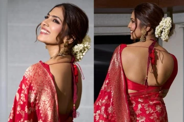 மாளவிகா மோகனன் சேலையில் அழகிய ஸ்டில்கள்