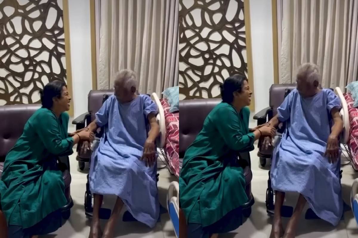 ஆள் அடையாளமே தெரியாமல் மாறிப்போன பாரதிராஜா! ராதிகாவுடன் பேசும் காணொளி வைரல் | Radhika Met Director Bharathiraja Video Goes Viral