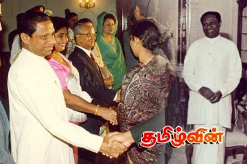 இளைஞர்களின் கண்களைத் தோண்டிப் பாதுகாத்த இலங்கை ஜனாதிபதி