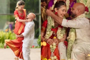 கிர்கிஸ்தான் பெண்ணை மணமுடித்த தமிழ் நடிகையின் சகோதரர்: வைரலாகும் புகைப்படங்கள்