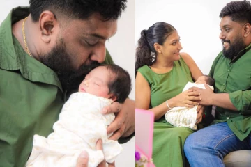 වස්ති ප්‍රඩක්ෂන් දුලාජ් උතුම් පිය පදවිය ලබයි - බිළිදුගේ සුරතල් ඡායාරූප පෙළක් එළියට [PHOTOS]