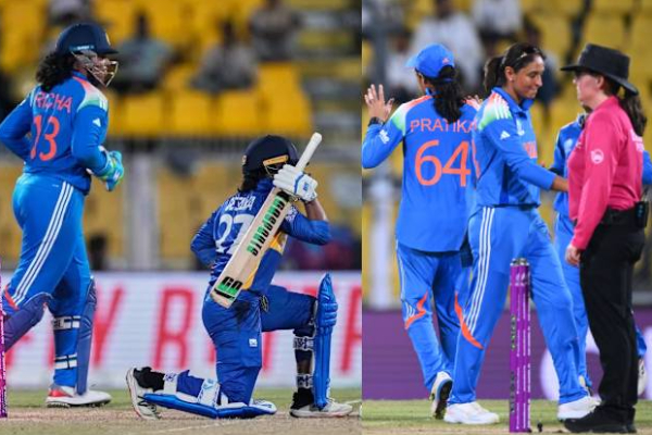 Women india beat sri lank in world cup 2025