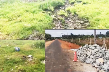 தொண்டமானாறு - அச்சுவேலி வீதி அபிவிருத்திக்கு தடையாகும் பொறுப்பற்ற கழிவு கொட்டல்...