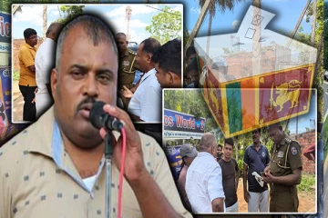 கஜேந்திரன் தரப்பின் தேர்தல் புறக்கணிப்பு நடவடிக்கைக்கு காவல்துறையினர் இடையூறு