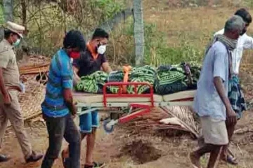 கணவனை இழந்து தாய் வீட்டிற்கு வந்த மகளின் மோசமான செயல்: தலையில் கல்லை போட்டு கொன்ற தாய்