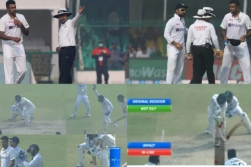 டாம் லதம் எல்பிடபிள்யூ-வுக்கு டிஆர்எஸ் கேட்க மறுத்த ரகானே..! ரீபிளேவை பார்த்து கடுப்பான அஸ்வின்