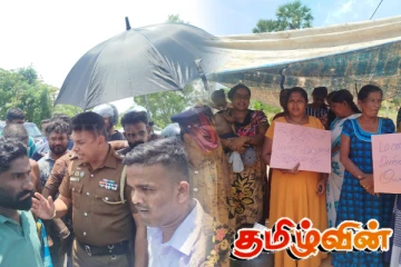 வாழைச்சேனையில் மண் அகழ்வை எதிர்த்து ஆர்பாட்டம்! இருவர் கைது