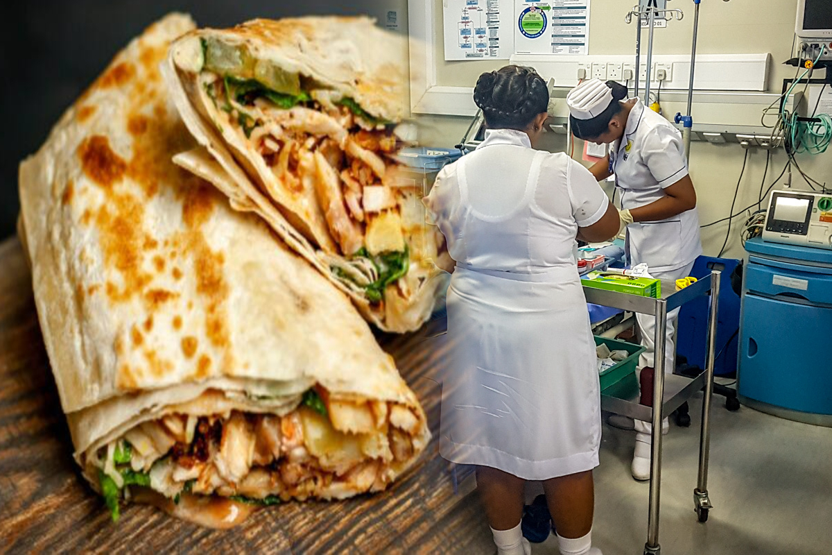சவர்மா உட்கொண்ட 14 மாணவிகள் வைத்தியசாலையில் அனுமதி | 14 Female Students Admitted To Hospital Shawarma