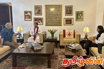 இந்திய உயர்ஸ்தானிகருடன் நாமல் எம்.பி. சந்திப்பு