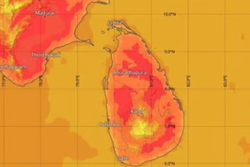 අවදානාත්මක තත්ත්වයක් - දිස්ත්‍රික්ක හයක් සඳහා අනතුරු ඇඟවීමක් ප්‍රකාශ කරයි