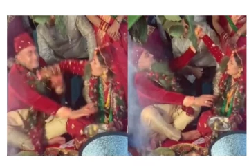 திருமண மேடையில் திடீரென மாப்பிள்ளை வெளுத்து வாங்கிய மணப்பெண் - வைரல் வீடியோ!