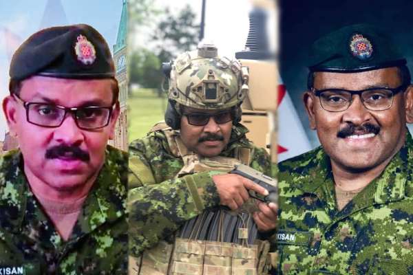 கனடிய இராணுவத்தில் சாதித்த யாழ்ப்பாண மைந்தன்! (காணொளி) - ஐபிசி தமிழ்