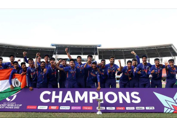 19 வயதுக்கு உட்பட்ட உலகக் கோப்பை போட்டி ; இந்திய அணி கோப்பையை வென்றது - பிரதமர் மோடி வாழ்த்து - தமிழ்நாடு