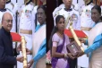 ஜனாதிபதியிடமிருந்து பத்ம விருது பெற்ற 7 தமிழர்கள்