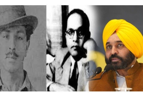 பஞ்சாப் எல்லா அரசு அலுவலகங்களிலும் பகத் சிங், அம்பேத்கர் படங்கள்தான் இருக்கும் - பகவந்த் மான் அதிரடி | 5 State Election Results 2022 Bhagwant Mann