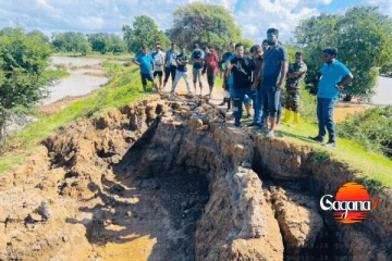 මහවැලි ගඟේ කඩාවැටුණු බැමි අලුත්වැඩියාව අදින් ඇරඹේ