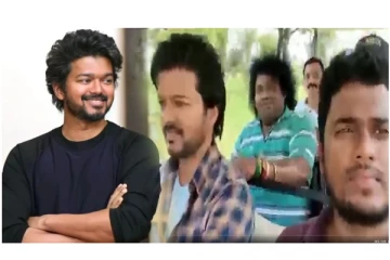 விஜய்யுடன் ஜாலியா வண்டியில் சென்ற யோகிபாபு... - வைரலாகும் வீடியோ...!