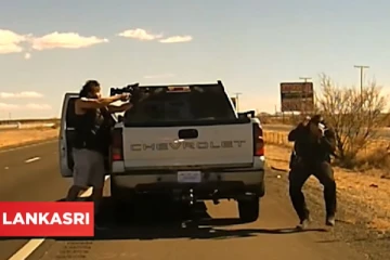 காரை நிறுத்திய பொலிஸ் அதிகாரியை துடி துடிக்க தலையில் சுட்டு படுகொலை செய்த கொடூரன்! சிக்கிய பதபதைக்க வைக்கும் காட்சி