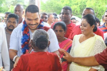 சனத் நிஷாந்தவின் மனைவி பணிகளை பொறுப்பேற்றமை பாரிய பலமே : நாமல் தெரிவிப்பு