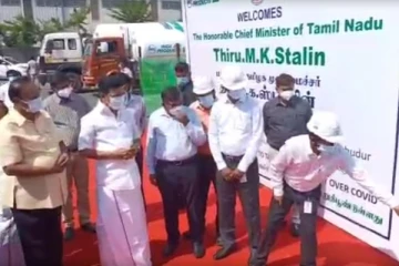 ஐநாக்ஸ் ஆக்சிஜன் தயாரிப்பு தொழிற்சாலையில் முதல்வர் ஸ்டாலின் ஆய்வு..!