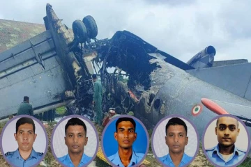 இந்திய வானூர்தி விபத்துக்குள்ளானதில் 05 பேர் உயிரிழப்பு