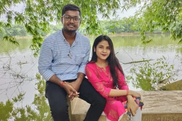 கூகுள் மீட் மூலம் கல்யாணம்...சோமேட்டோ மூலம் திருமண விருந்து : மணமக்களின் வித்தியாசமான முடிவு